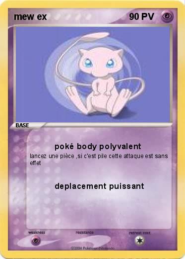 Pokemon mew ex