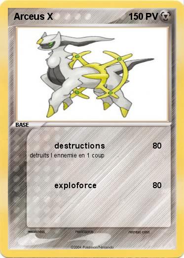 Pokemon Arceus X
