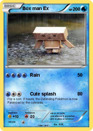 Pokemon Box man Ex