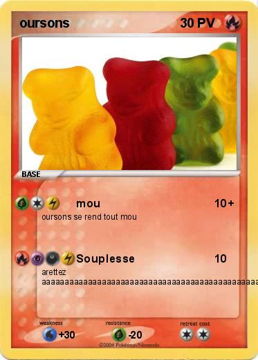 Pokemon oursons