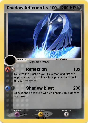 Pokemon Shadow Articuno Lv 100