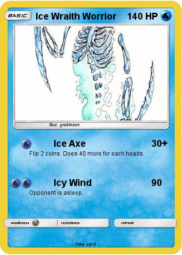 Pokemon Ice Wraith Worrior