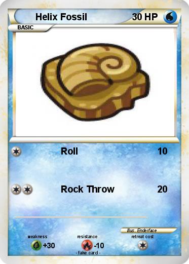 Pokemon Helix Fossil