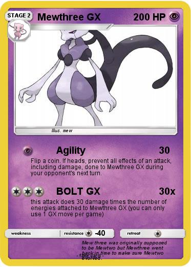 Pokemon Mewthree GX