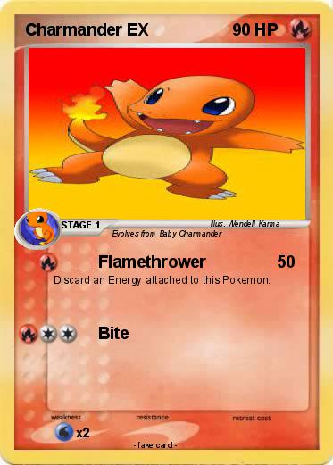 Pokemon Charmander EX