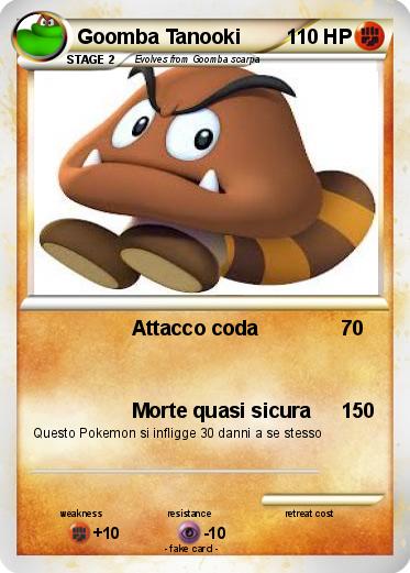 Pokemon Goomba Tanooki