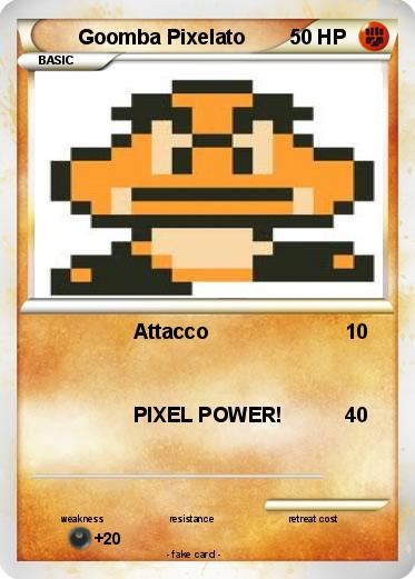 Pokemon Goomba Pixelato