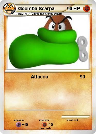 Pokemon Goomba Scarpa