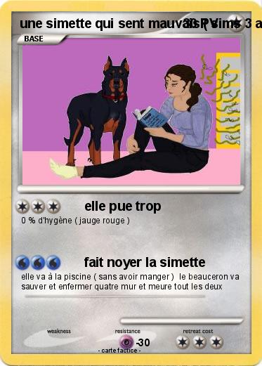 Pokemon une simette qui sent mauvais ( sims 3 animaux & cie PC )