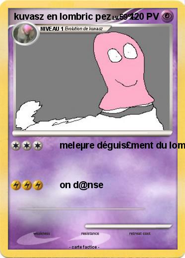 Pokemon kuvasz en lombric pez