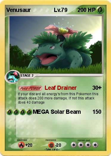 Pokemon Venusaur               Lv.79