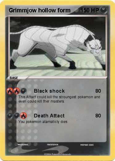 Pokemon Grimmjow hollow form
