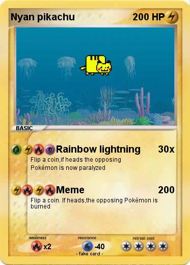 Pokemon Nyan pikachu