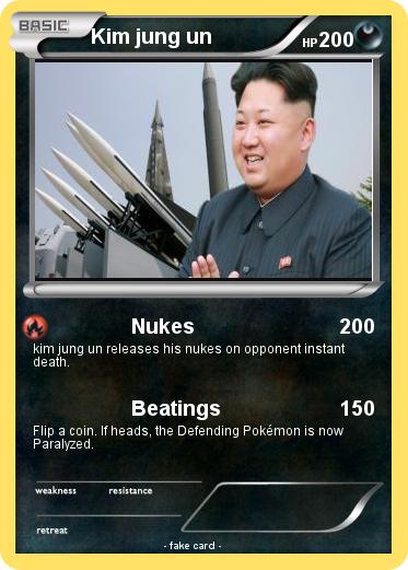 Pokemon Kim jung un