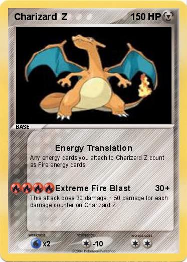 Pokemon Charizard  Z
