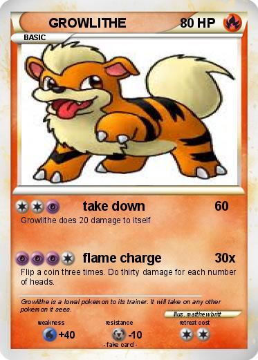 Pokemon GROWLITHE
