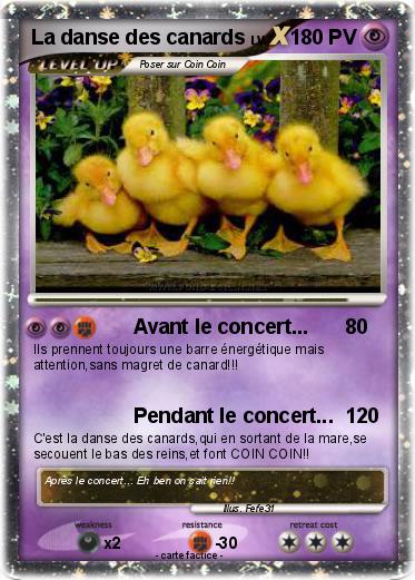 Pokemon La danse des canards