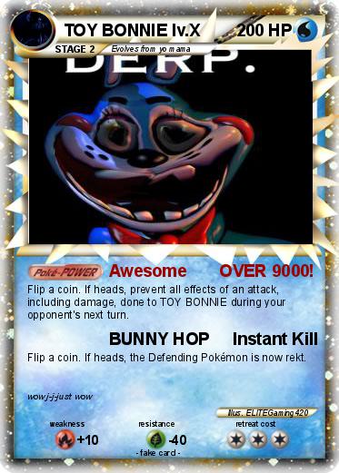 Pokemon TOY BONNIE lv.X