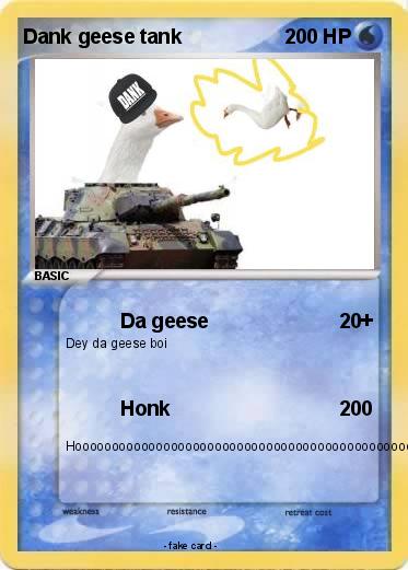 Pokemon Dank geese tank