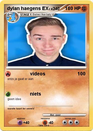 Pokemon dylan haegens EX