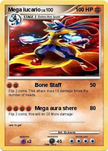 Pokemon Mega lucario