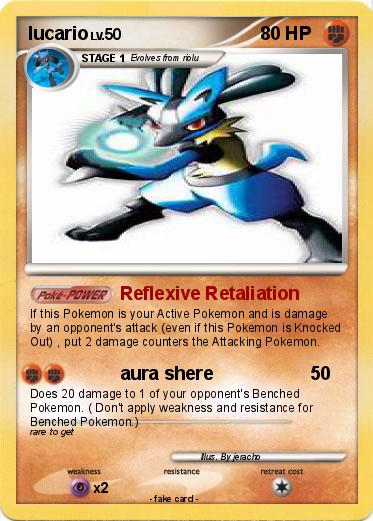Pokemon lucario