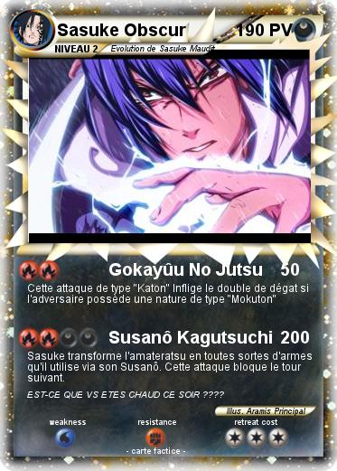Pokemon Sasuke Obscur