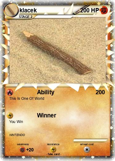 Pokemon klacek