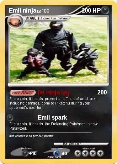 Pokemon Emil ninja