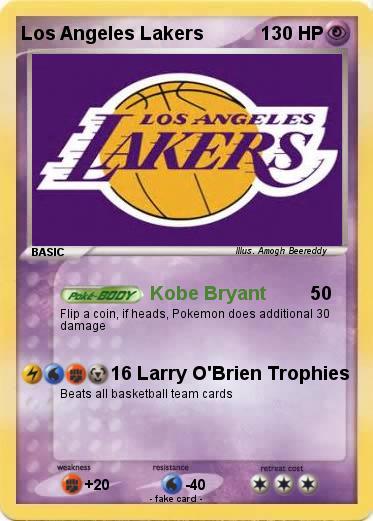 Pokemon Los Angeles Lakers