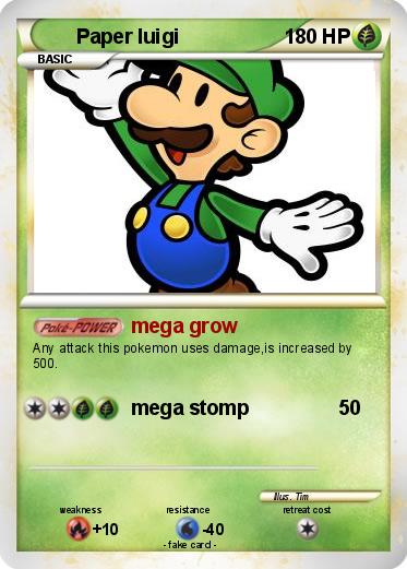 Pokemon Paper luigi