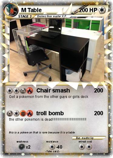 Pokemon M Table