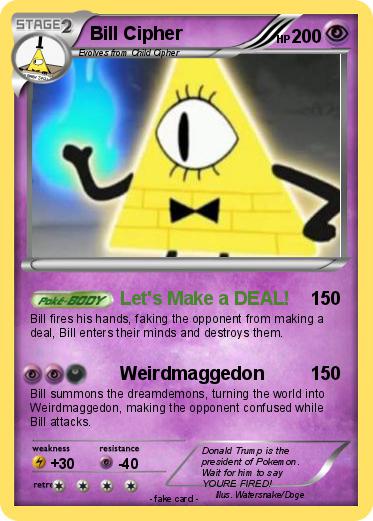 Pokemon Bill Cipher