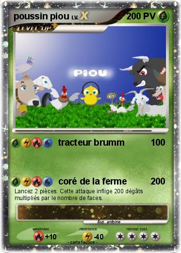 Pokemon poussin piou