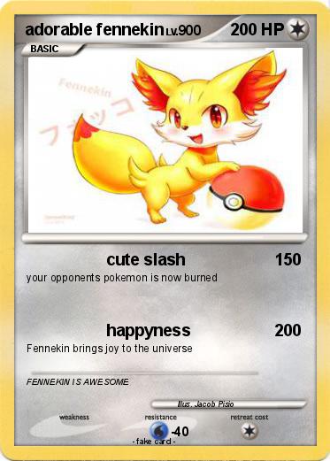 Pokemon adorable fennekin