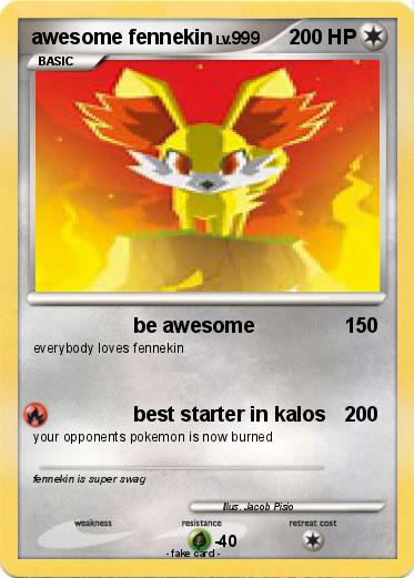 Pokemon awesome fennekin