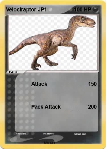 Pokemon Velociraptor JP1