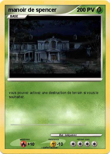 Pokemon manoir de spencer