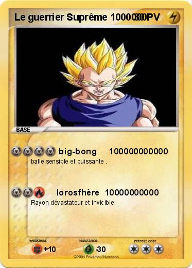 Pokemon Le guerrier Suprême 1000000