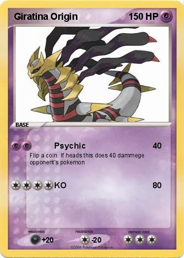 Pokemon Giratina Origin