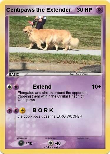 Pokemon Centipaws the Extender