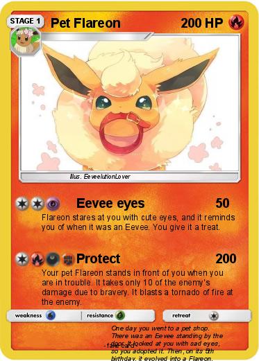 Pokemon Pet Flareon