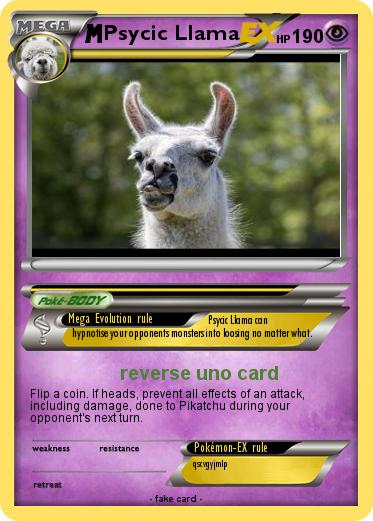 Pokemon Psycic Llama
