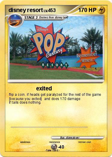 Pokemon disney resort