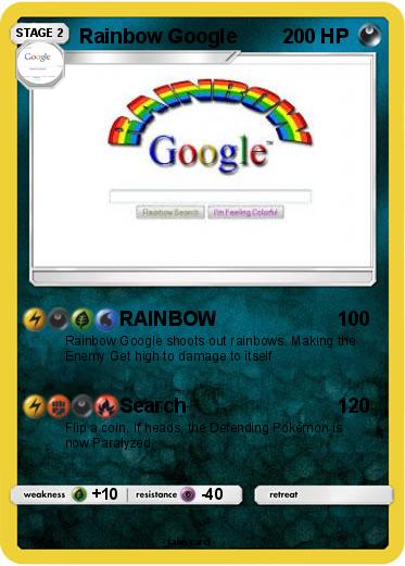 Pokemon Rainbow Google