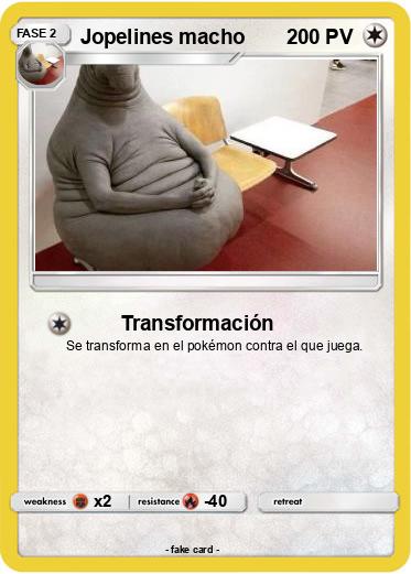 Pokemon Jopelines macho