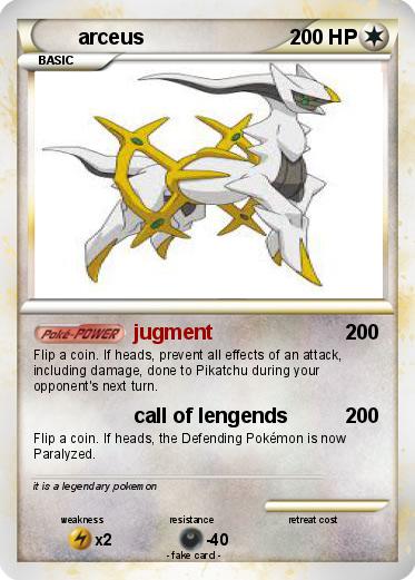 Pokemon arceus
