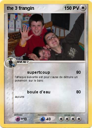 Pokemon the 3 frangin