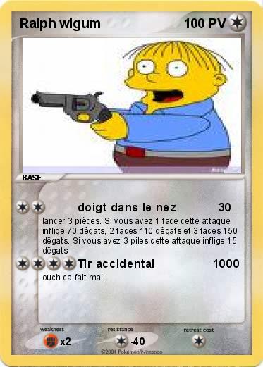 Pokemon Ralph wigum        
