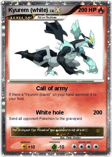 Pokemon Kyurem (white)